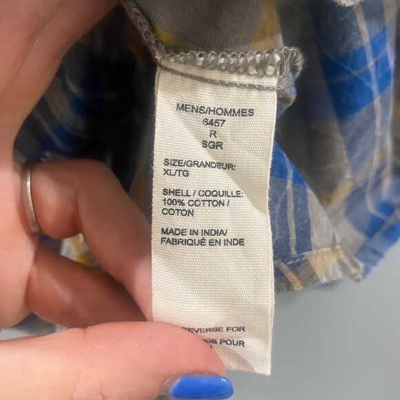 Woolrich Red Creek Long Sleeve Classic Fit Shirt - Crinkle Plaid XL - Picture 7 of 8